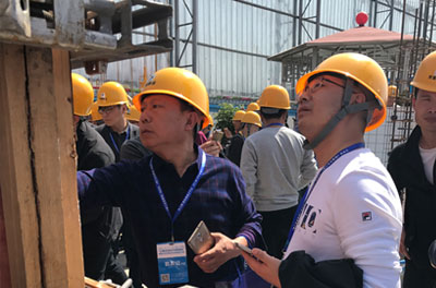 龍信建設公司龍信美好金苑現(xiàn)場觀摩